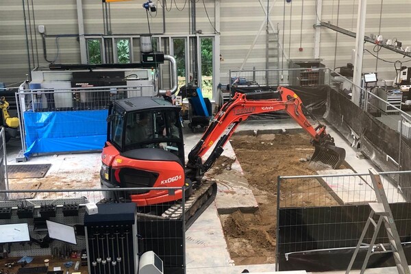 Volgende stap richting onze nieuwe machine